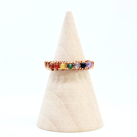 7 Seven Chakra Gemstone Ring