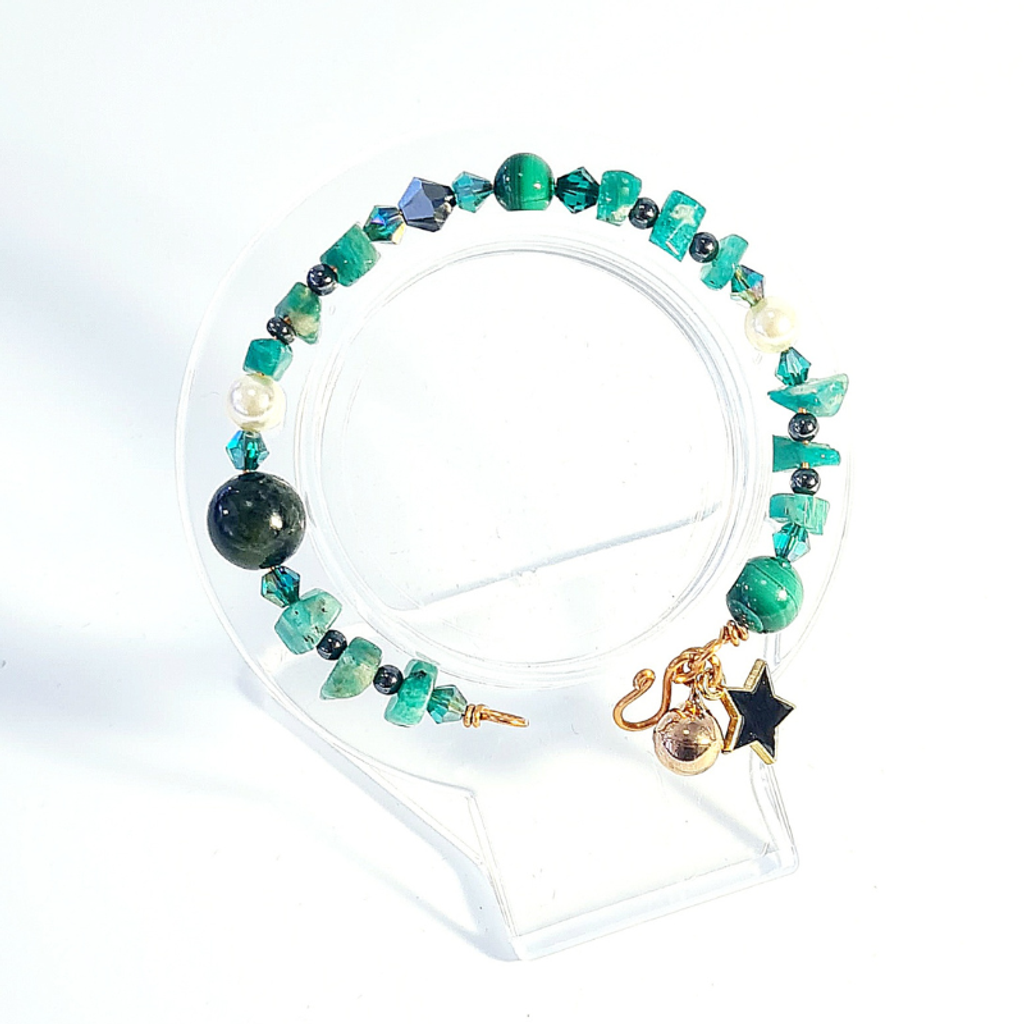 Malachite Green Beach Bangle