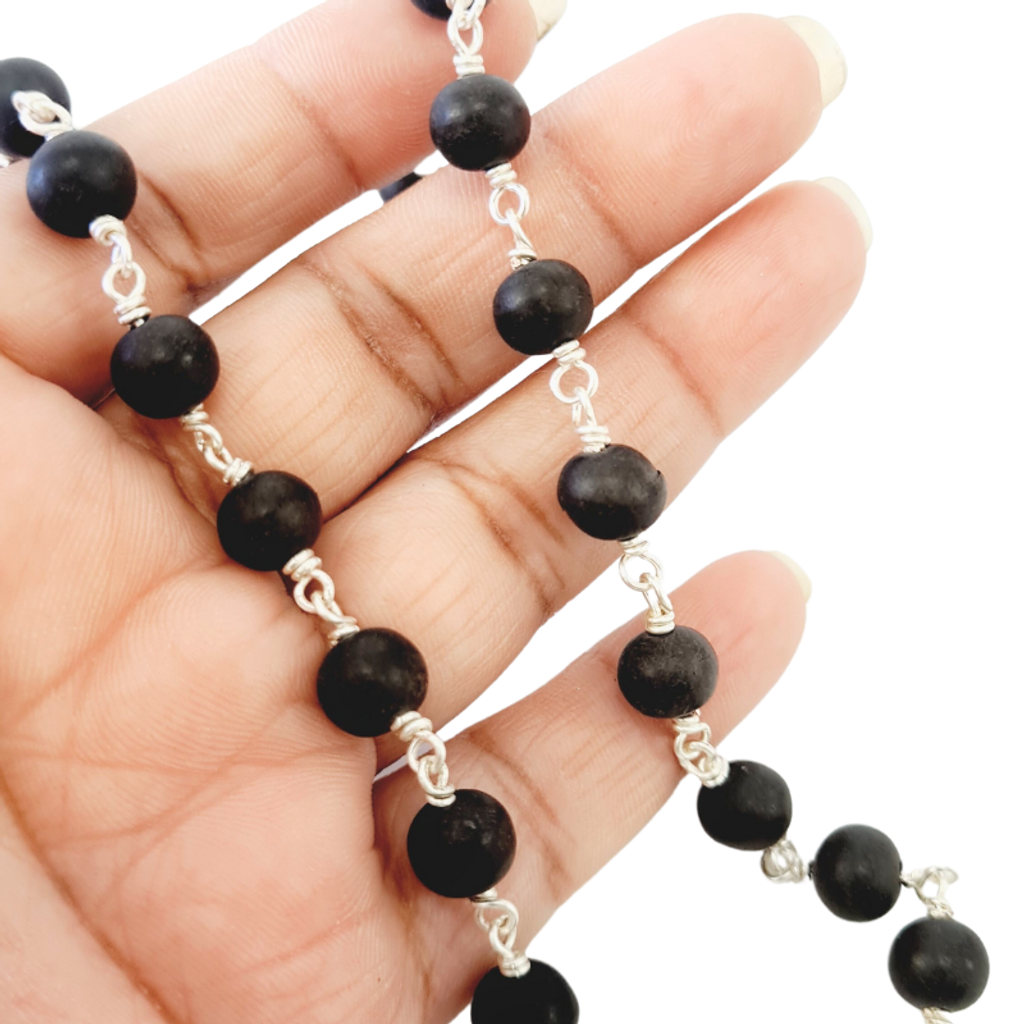 Ebony Wood - Karungali 54 Beads Mala