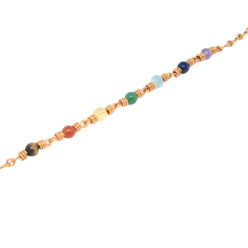 7 Chakra Gemstone Anklet