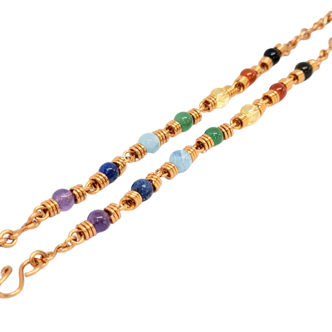 7 Chakra Gemstone Anklet