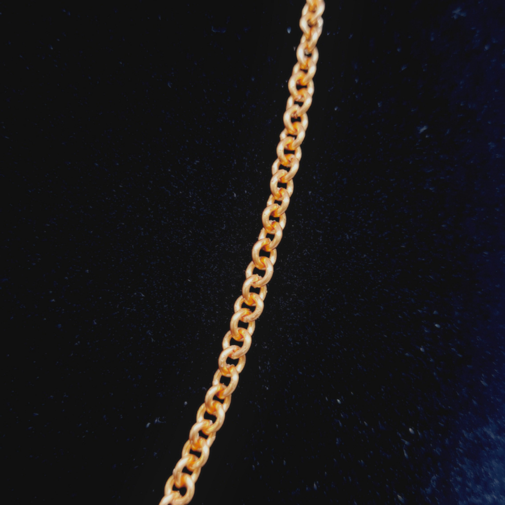 Copper Chain Necklace (2 mm)