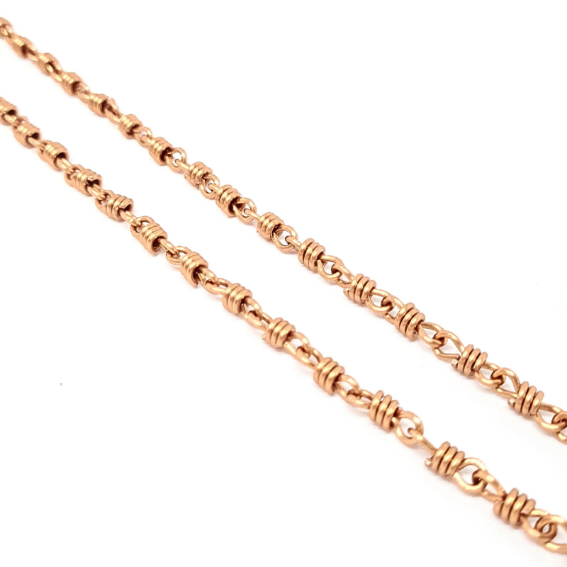 Hypoallergenic Pure Copper Twist Chain Necklace (3mm)