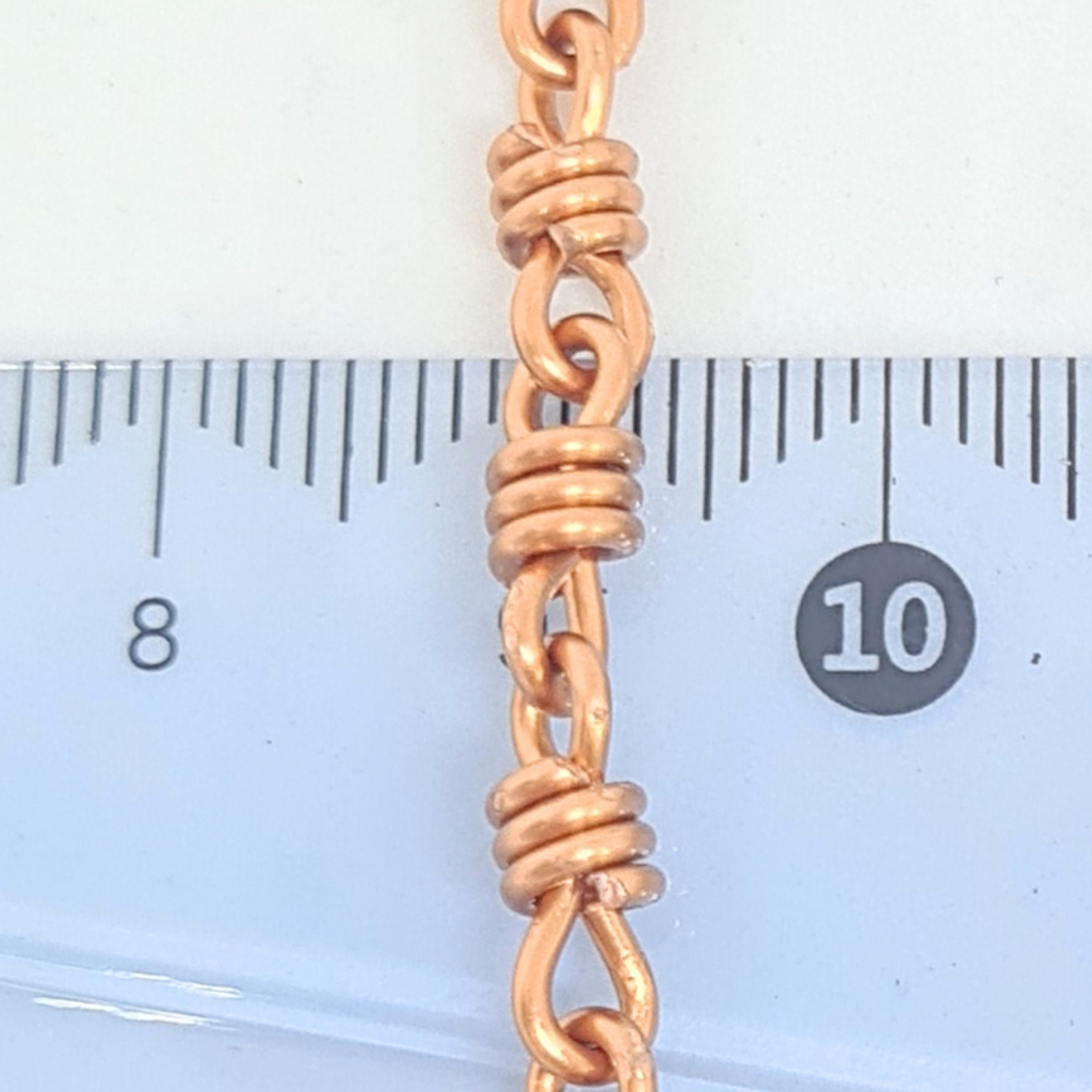 Hypoallergenic Pure Copper Twist Chain Necklace (3mm)