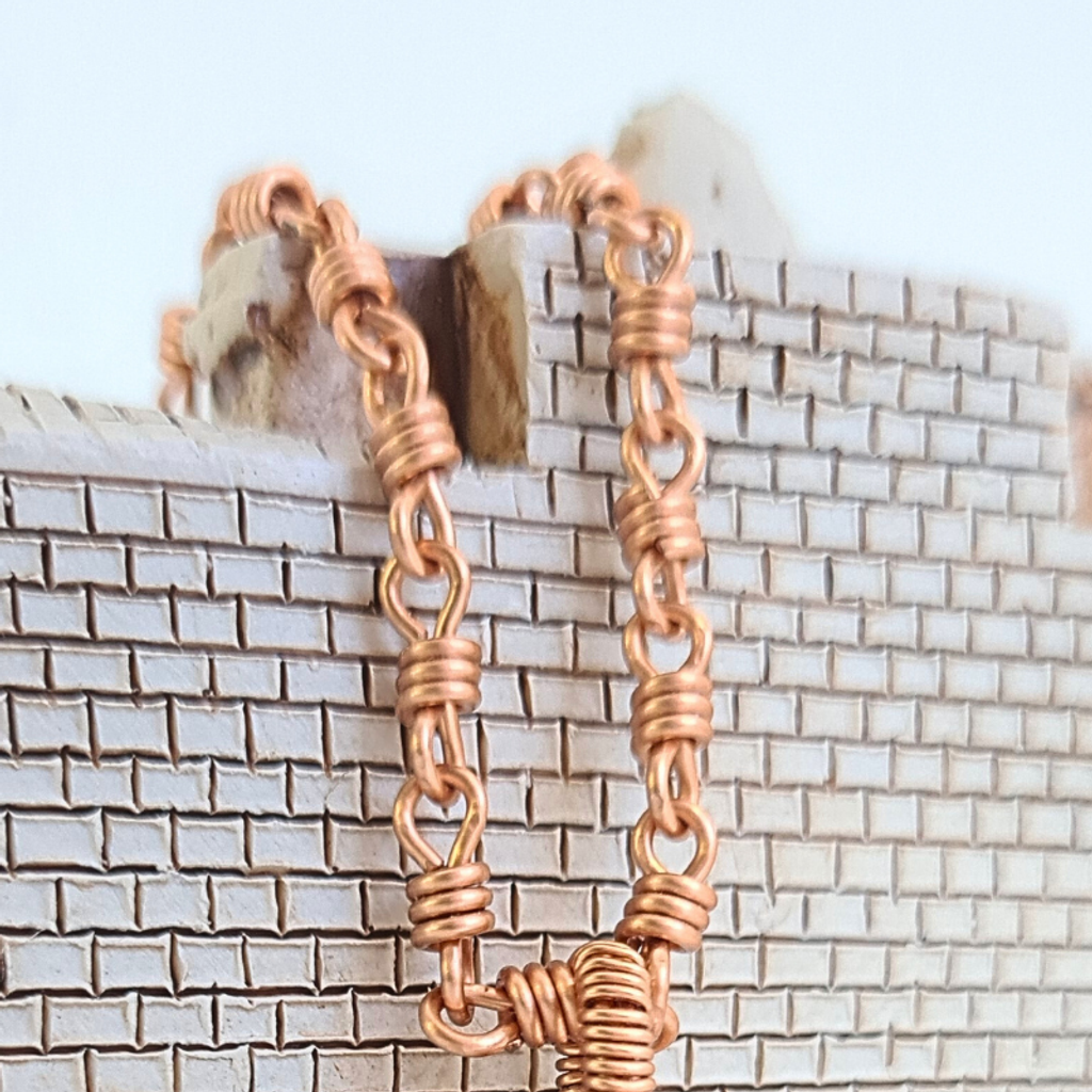Hypoallergenic Pure Copper Twist Chain Necklace (3mm)