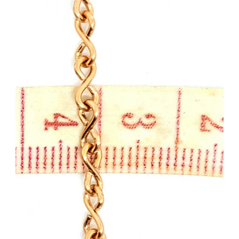 Copper Chain Necklace - S Shaped