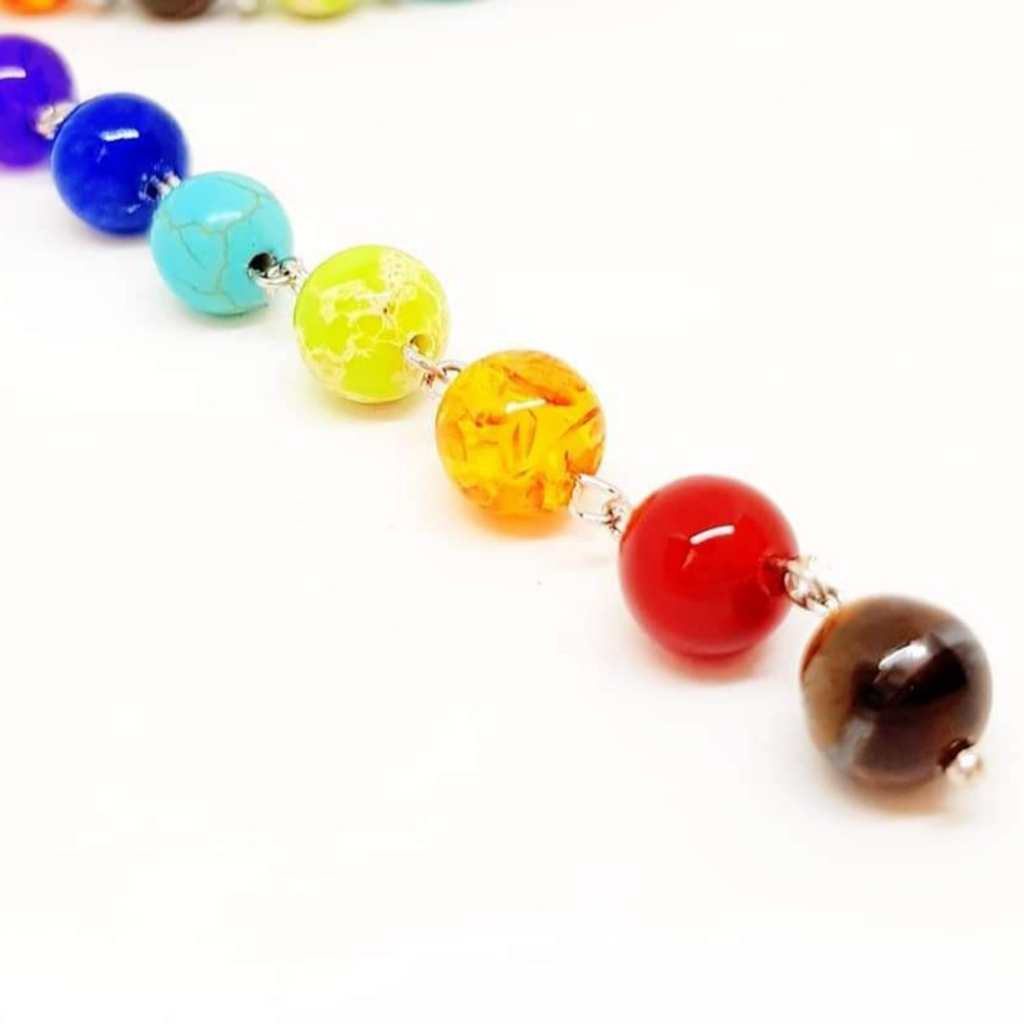 7 Chakra Necklace - 92. 5 Sterling Silver