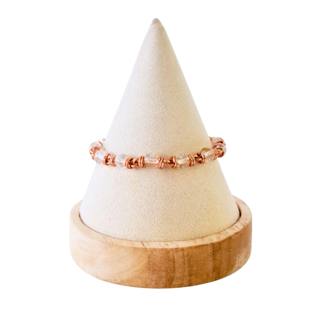 Copper Bracelet featuring Citrine