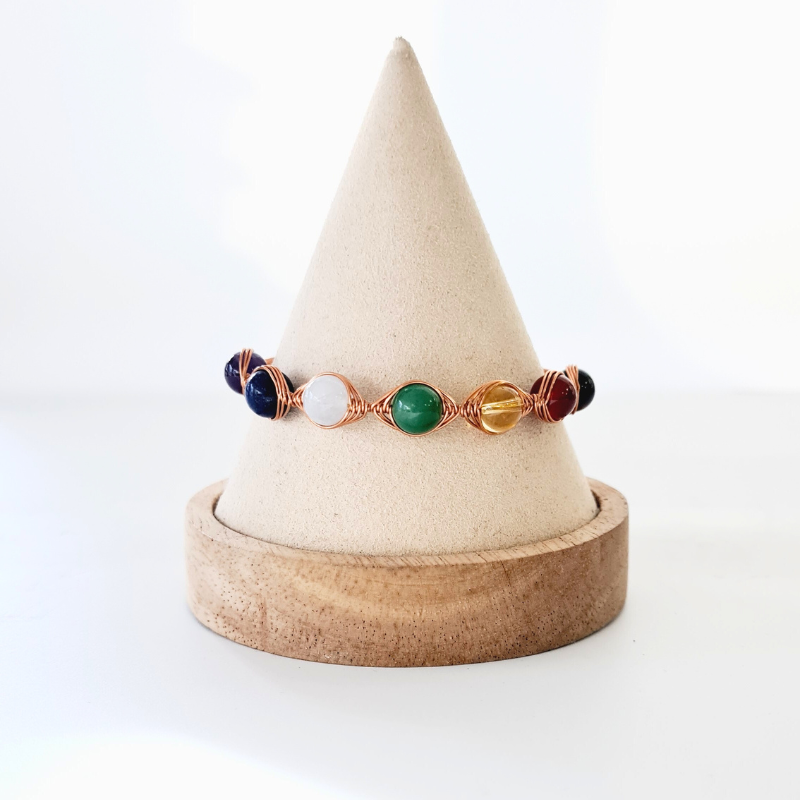 Eye Chakra Healing Copper Bangle