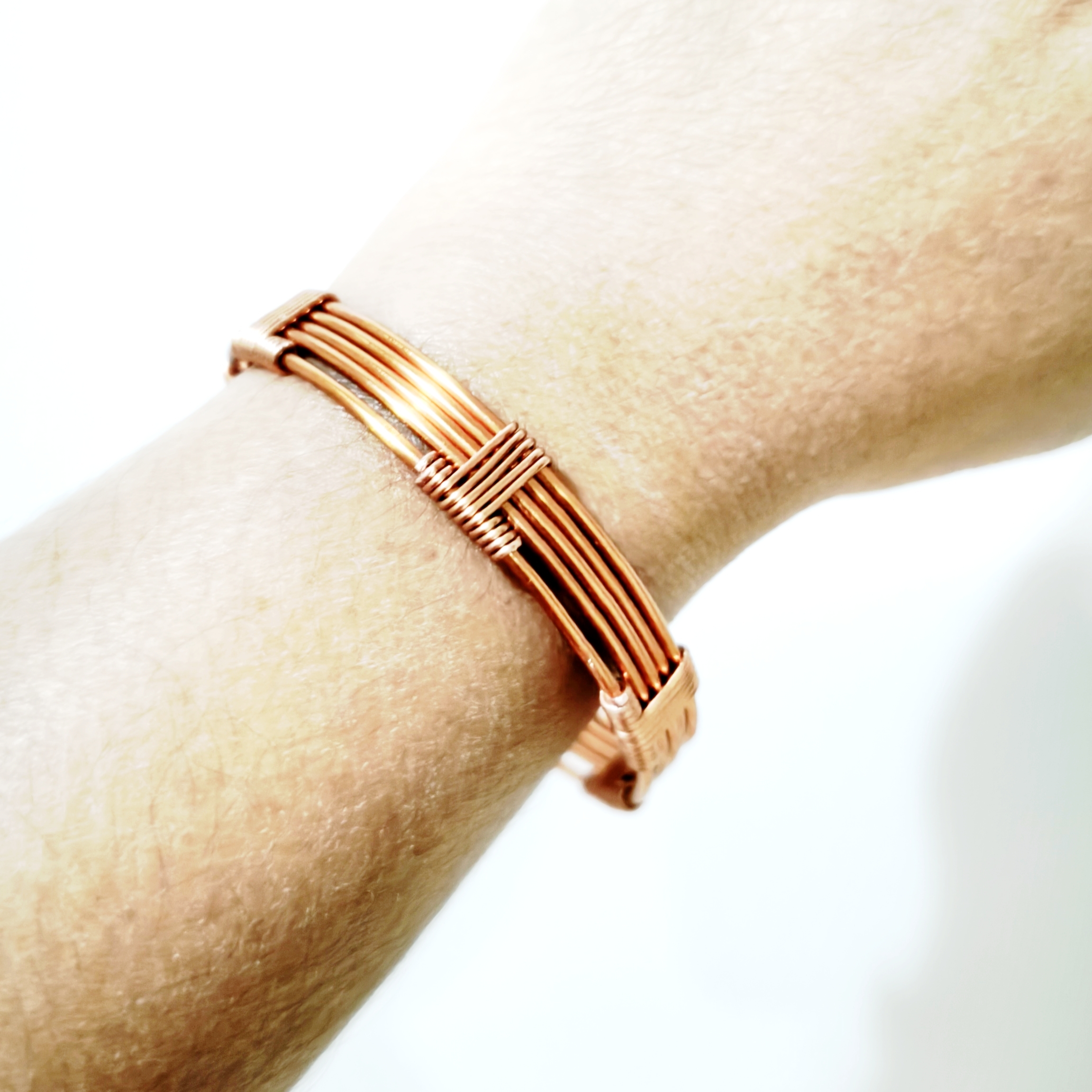 Classic Copper Bangle for Men - Best Seller
