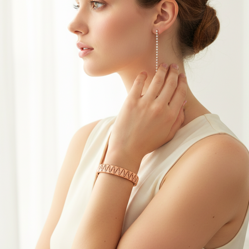 CopperVibe Unisex Cuff Bangle