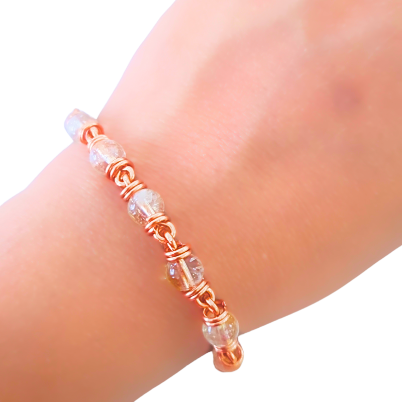 Copper Bracelet featuring Citrine - Career & Business
