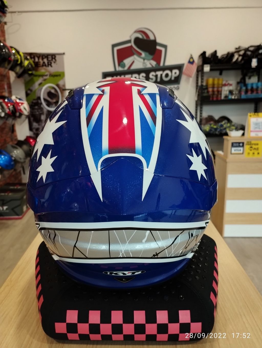 KYT Helmet NFJ Broc Parkes Bikers Stop Rawang Kedai Helmet Ansuran