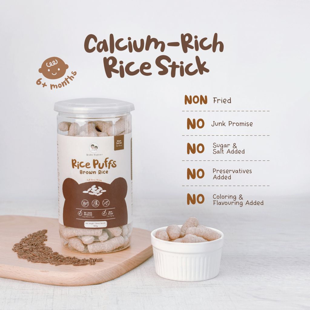 Brown Rice_Double Happiness_High Calcium Rice Puff_Calcium Rich Stick