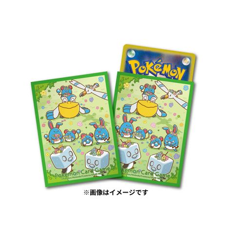 1_0_ポケモンカードゲーム デッキシールド 花かんむりとマリルたち_4521329345666_L