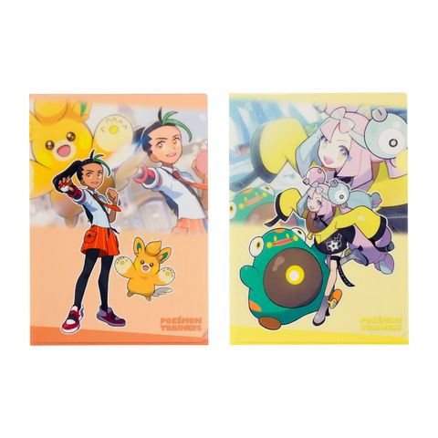 47_0_A4クリアファイル2枚セット POKÉMON TRAINERS ネモ＆ナンジャモ_4521329383347_L