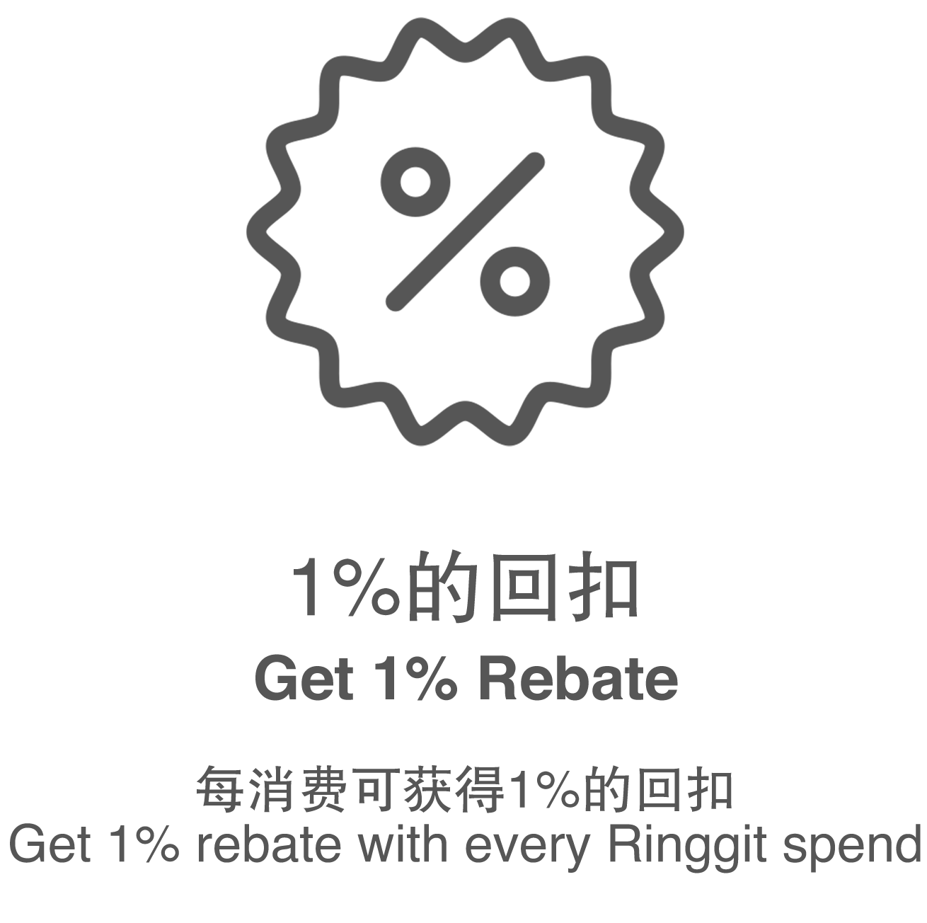 Get 1% Rebate Get 1% Rebate