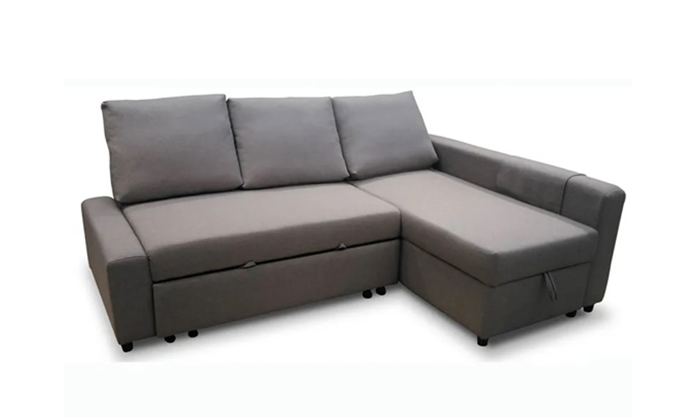 Convertible custom-made sofa bed in Grey 