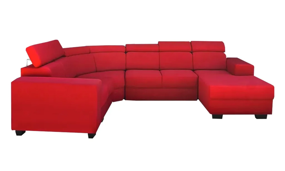 NOTTI NTSF885 Daphne U-Shaped Sofa in Red Colour