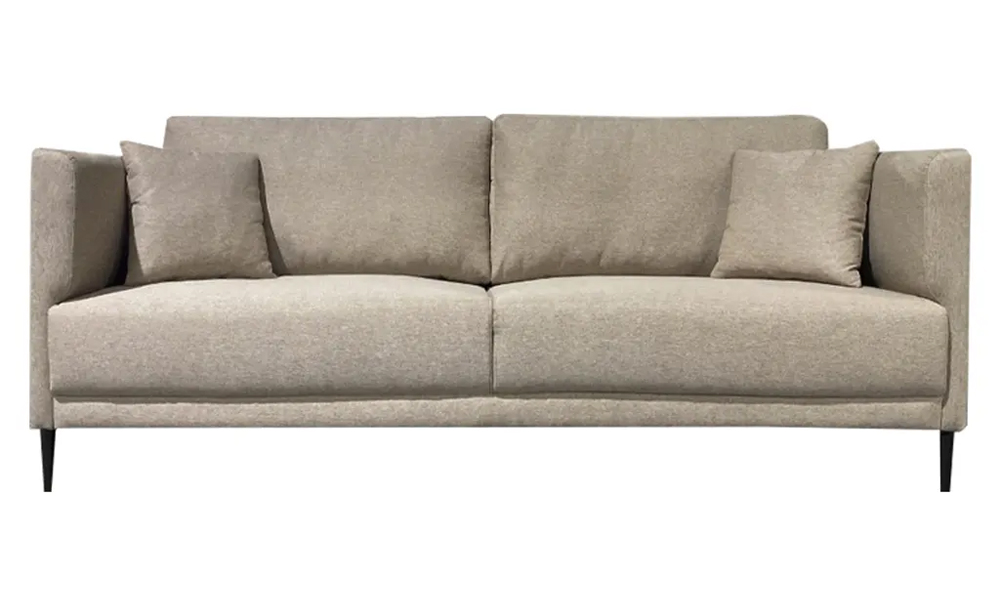 NOTTI NTSF16 French Neat Style 2.5 Seater Wool Linen Fabric Office Sofa