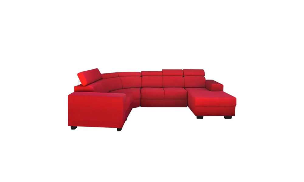 NOTTI NTSF885 Daphne Malaysia Style U-Shaped Velvet Fabric Sofa (Pre-Order)