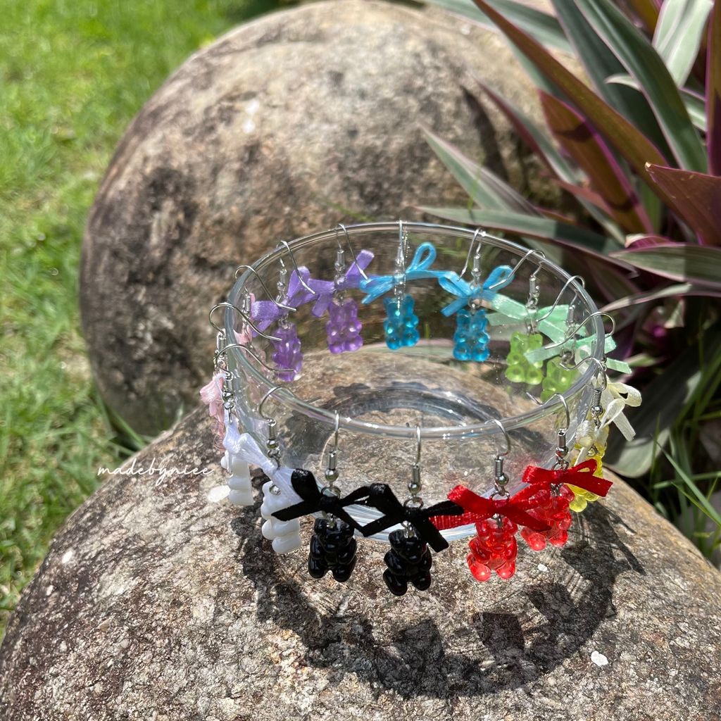 Beary Sweet Earrings 1 (Watermarked).JPG