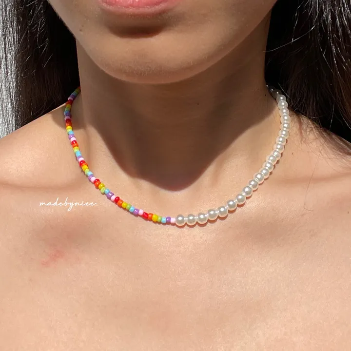 Pearly Rainbow Necklace 4 (Watermarked).JPG