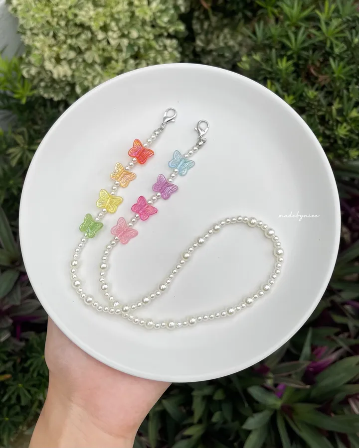 Rainbow Butterflies Mask Strap 1 (Watermarked).JPG