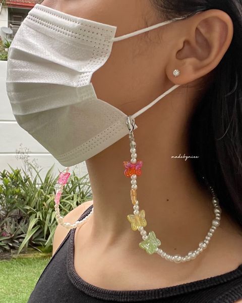 Rainbow Butterflies Mask Strap 2 (Watermarked).JPG