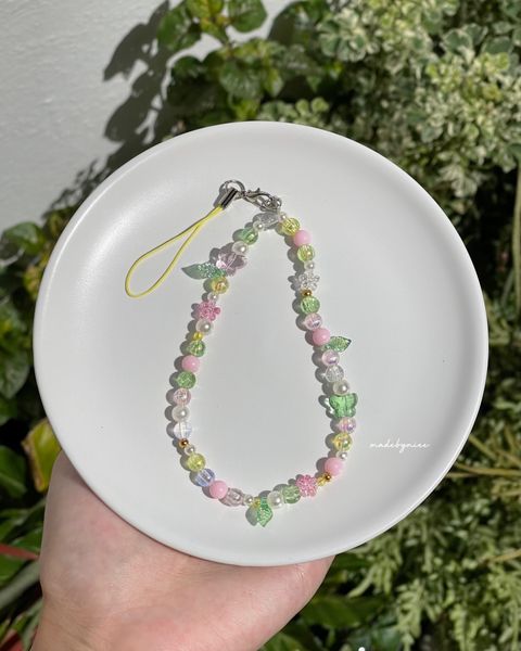 Butterflies in My Garden Phone Strap 2 (Watermarked)