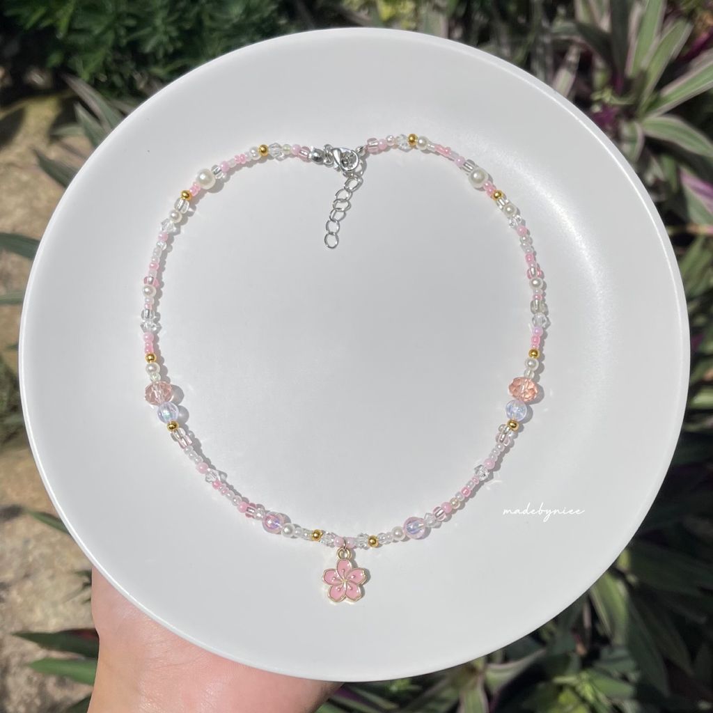 Cherry Blossom Necklace 1 (Watermarked)