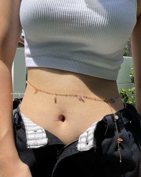 Flowers and Butterflies Waist Strap 2 (Watermarked)