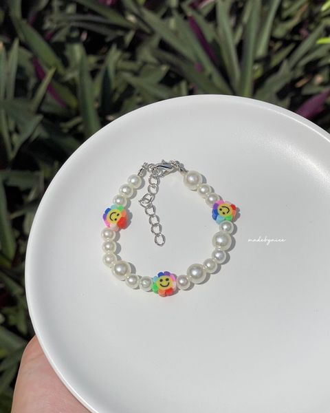 Rainbow Smiley Bracelet 1 (Watermarked)