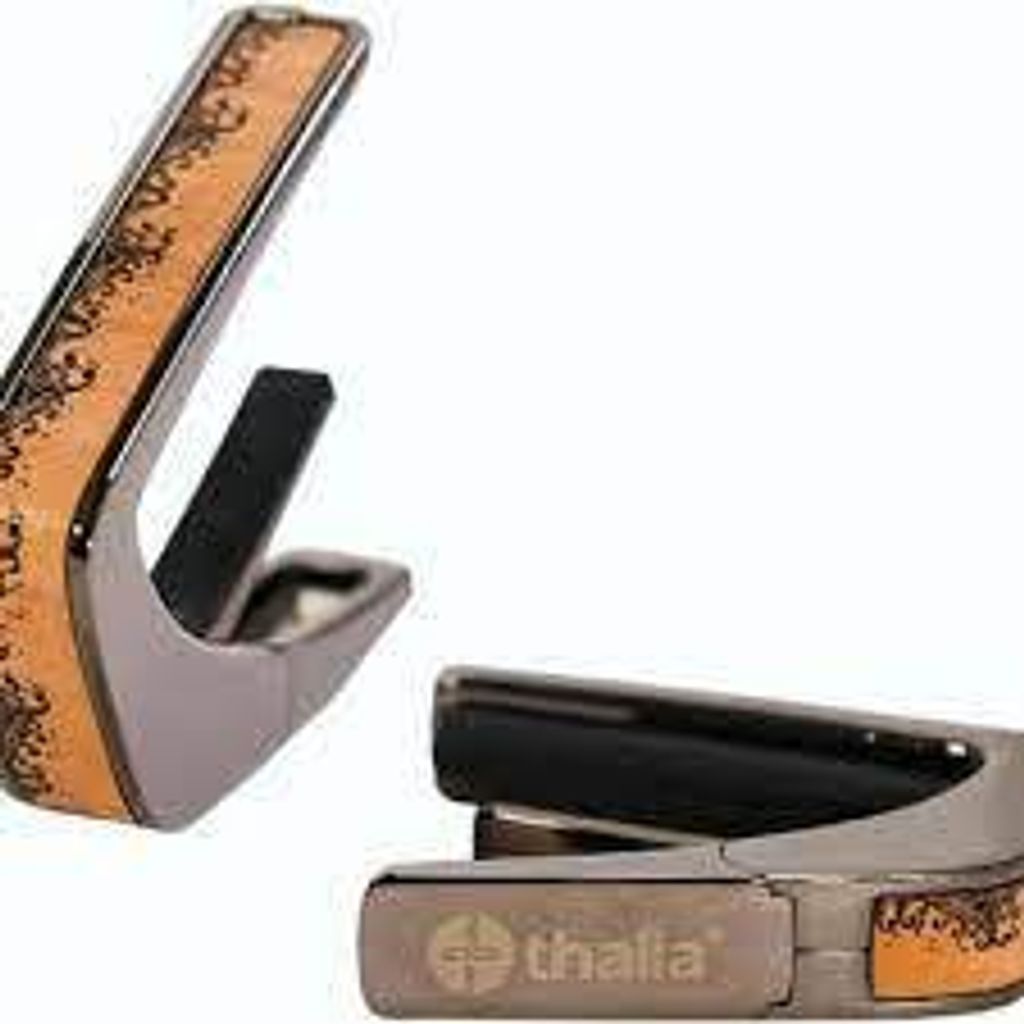 2023 Thalia Capo 高階移調夾(亮黑) Flamed Maple Waves – 吉他好朋友