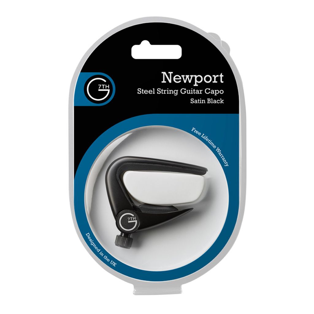 G7th Capo Newport系列移調夾 6弦專用 霧黑