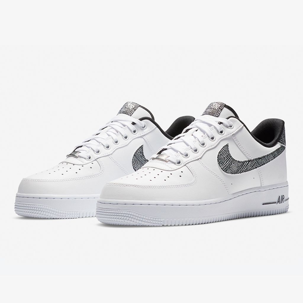 nike air force 1 white and metallic silver