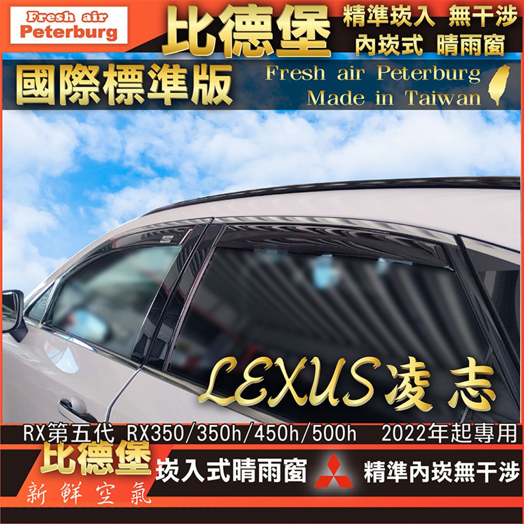 LEXUS_凌志 RX第五代 RX350.350h.450h.500h  2022年起專用_2022-裝飾框快速模板-四格-03