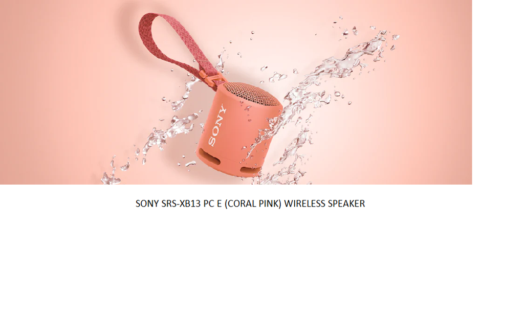 SONY SRS-XB13 PC E (CORAL PINK) WIRELESS SPEAKER.png