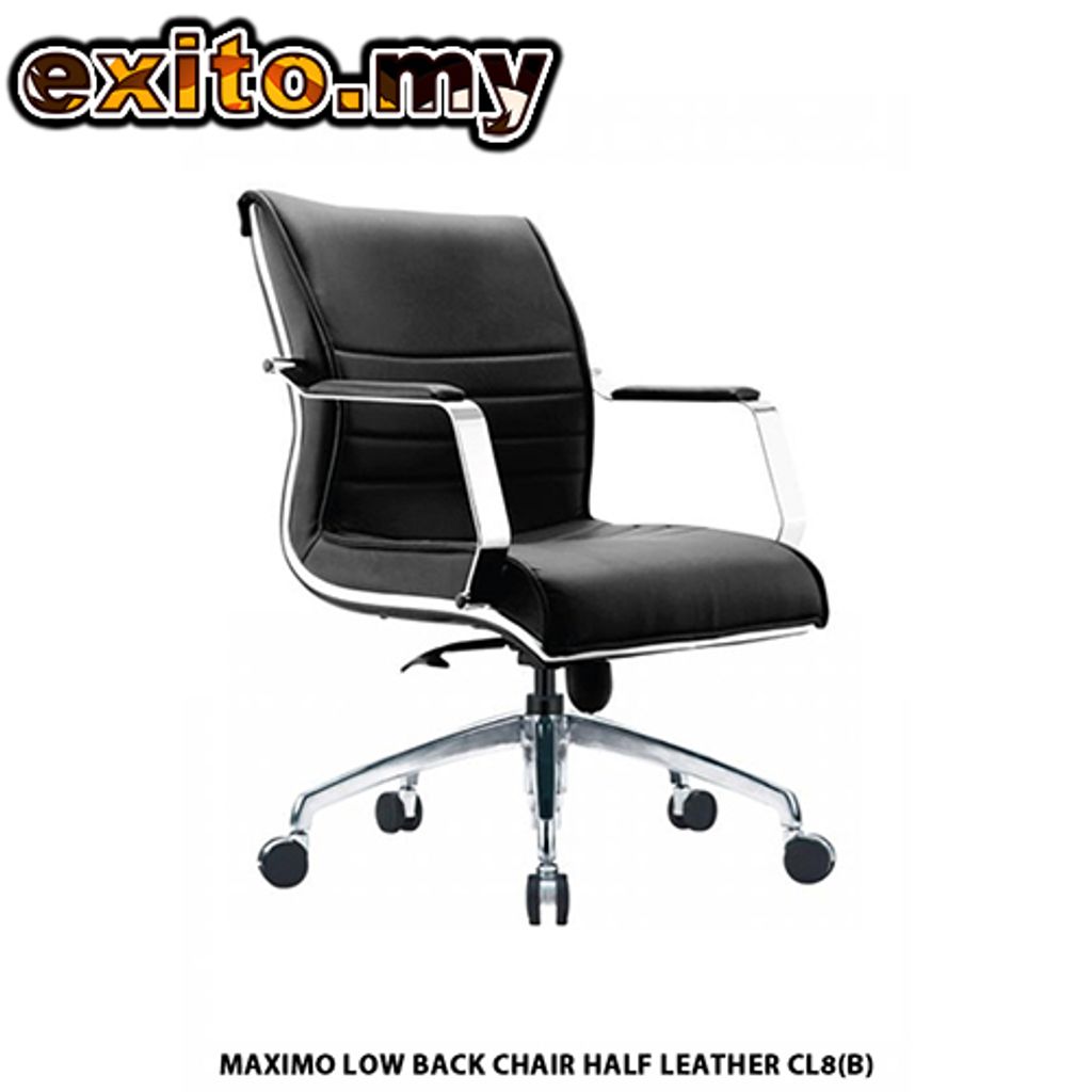 MAXIMO LOW BACK CHAIR HALF LEATHER CL8(B).jpg