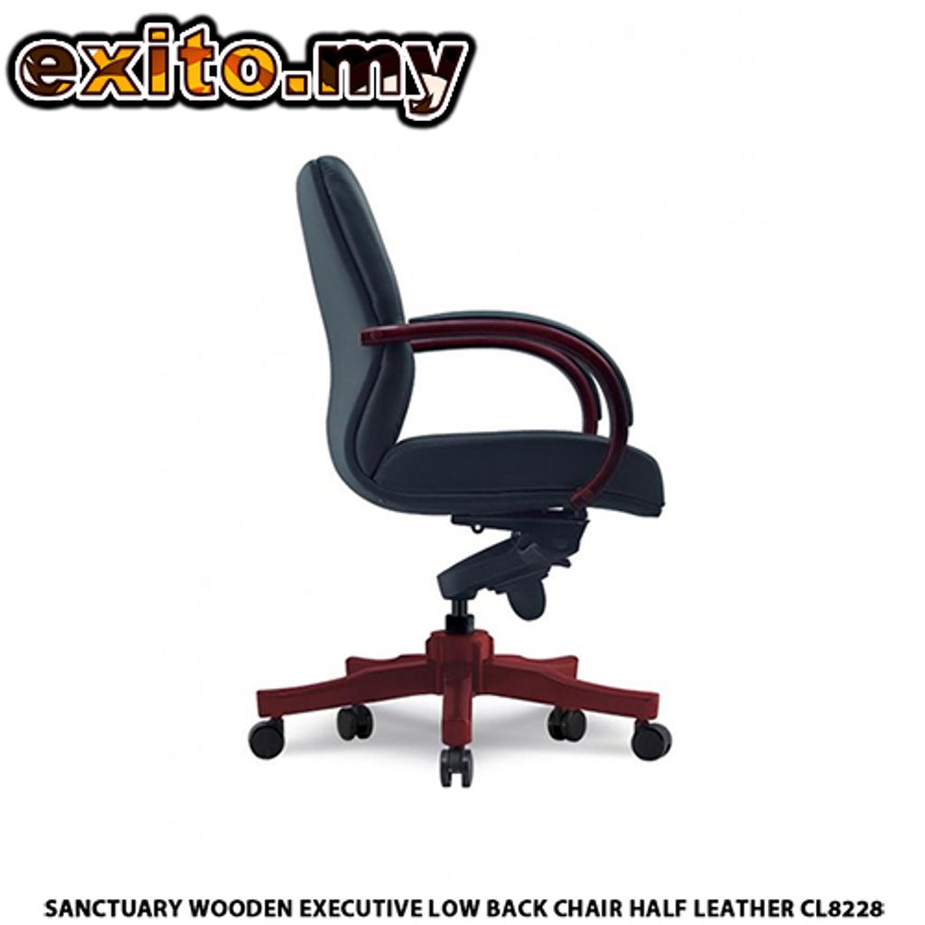 SANCTUARY WOODEN EXECUTIVE LOW BACK CHAIR HALF LEATHER CL8228.jpg