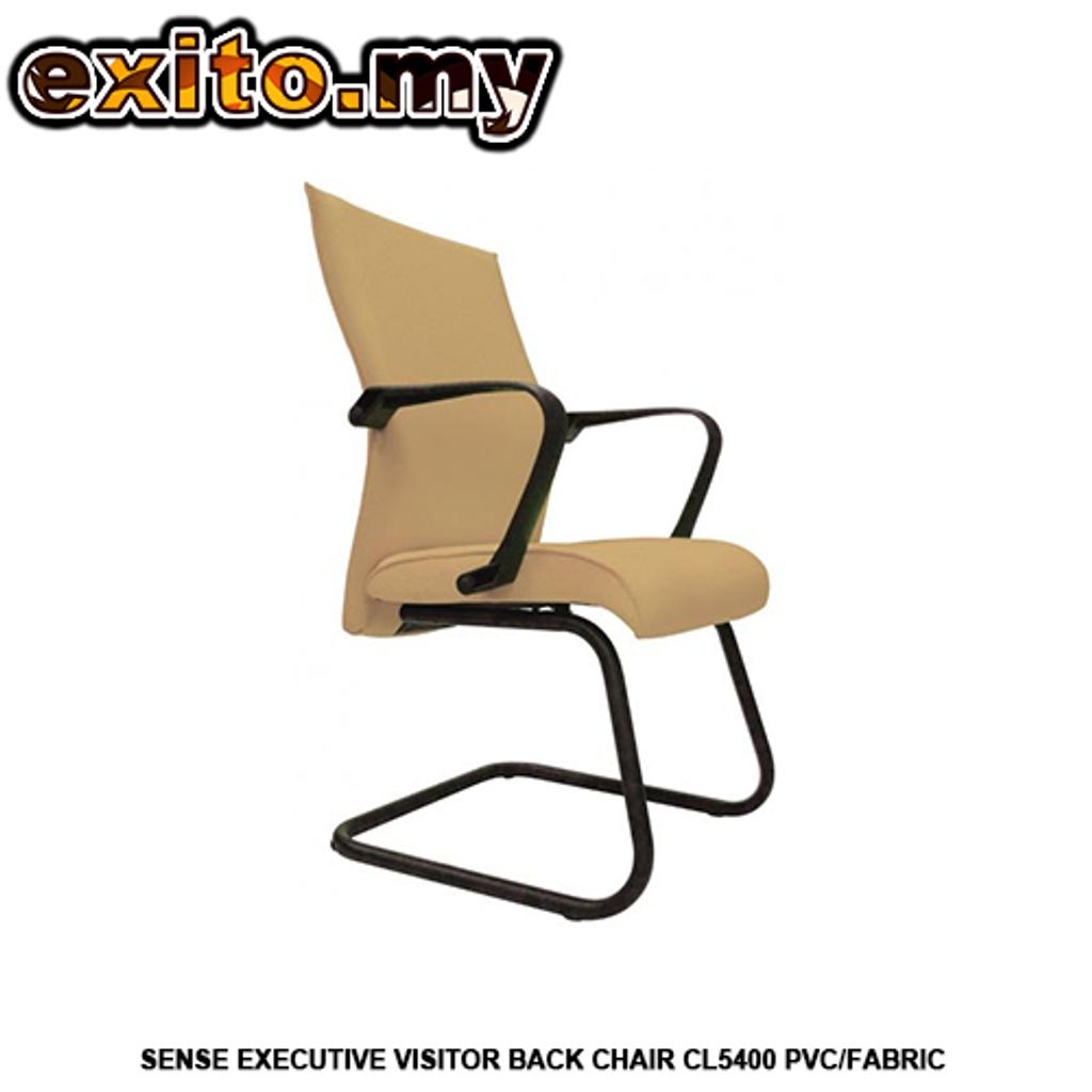 SENSE EXECUTIVE VISITOR BACK CHAIR CL5400 PVCFABRIC