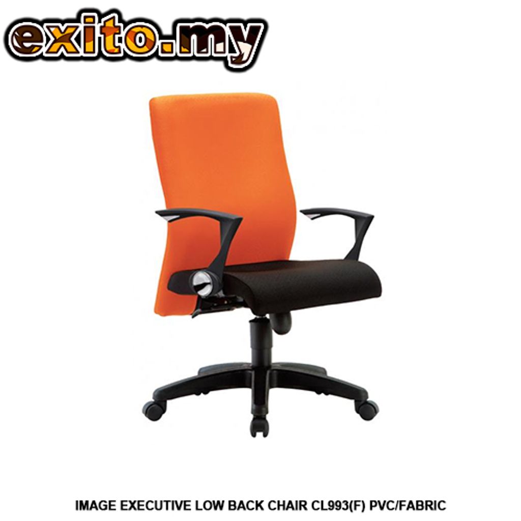 IMAGE EXECUTIVE LOW BACK CHAIR CL993(F) PVC-FABRIC
