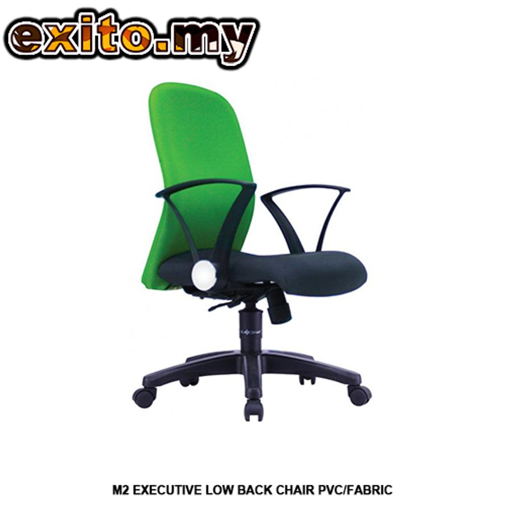 M2 EXECUTIVE LOW BACK CHAIR PVC-FABRIC