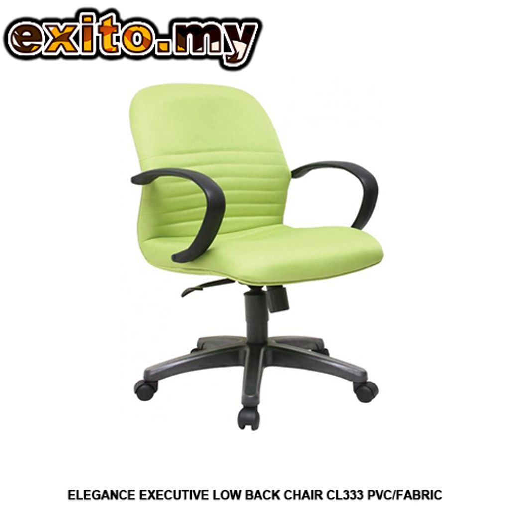 ELEGANCE EXECUTIVE LOW BACK CHAIR CL333 PVC-FABRIC