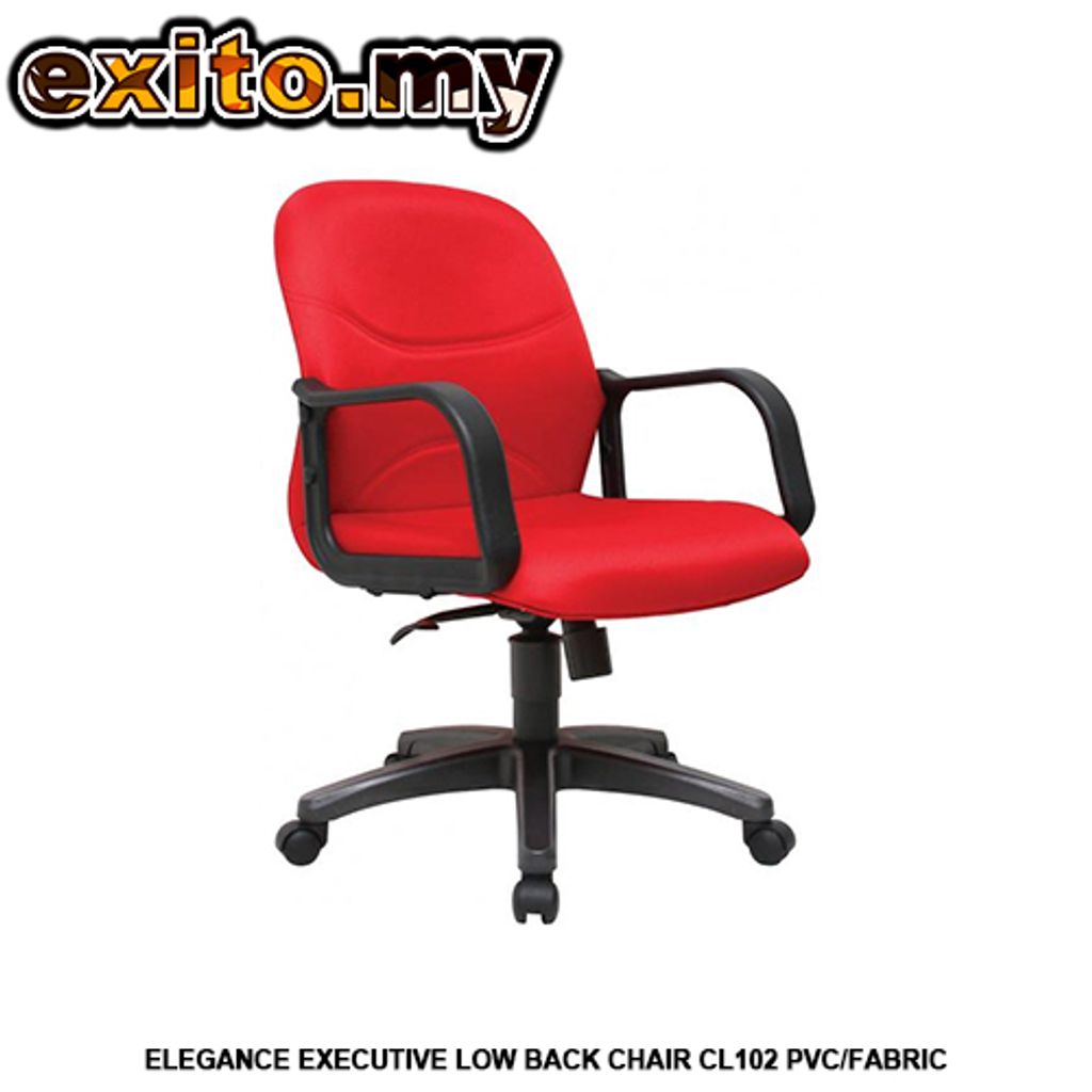 ELEGANCE EXECUTIVE LOW BACK CHAIR CL102 PVC-FABRIC