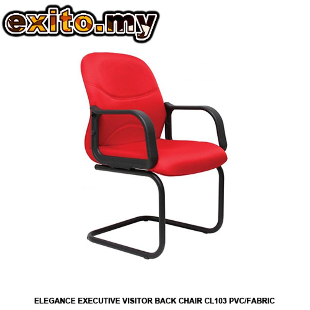 ELEGANCE EXECUTIVE VISITOR BACK CHAIR CL103 PVC-FABRIC