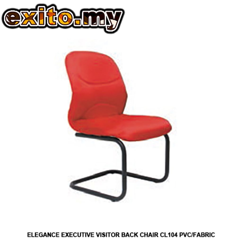 ELEGANCE EXECUTIVE VISITOR BACK CHAIR CL104 PVC-FABRIC