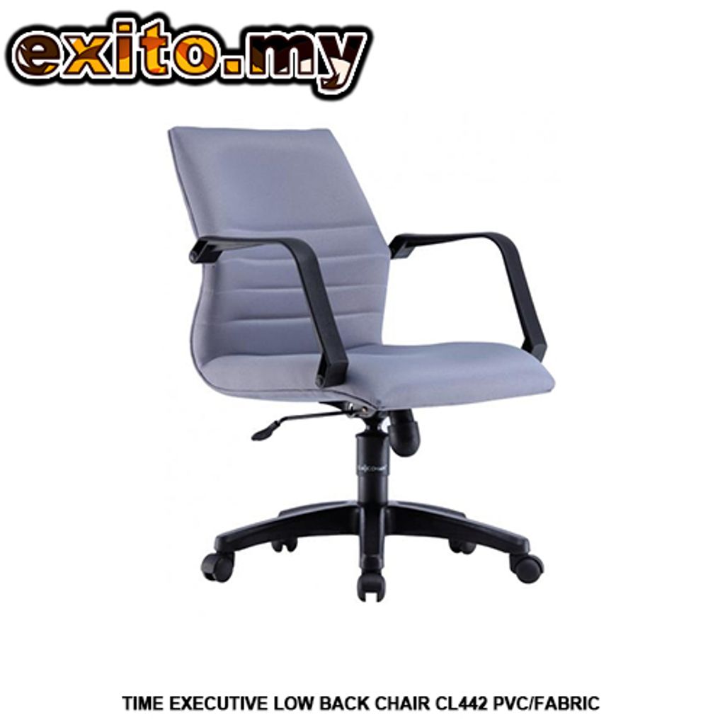 TIME EXECUTIVE LOW BACK CHAIR CL442 PVC-FABRIC