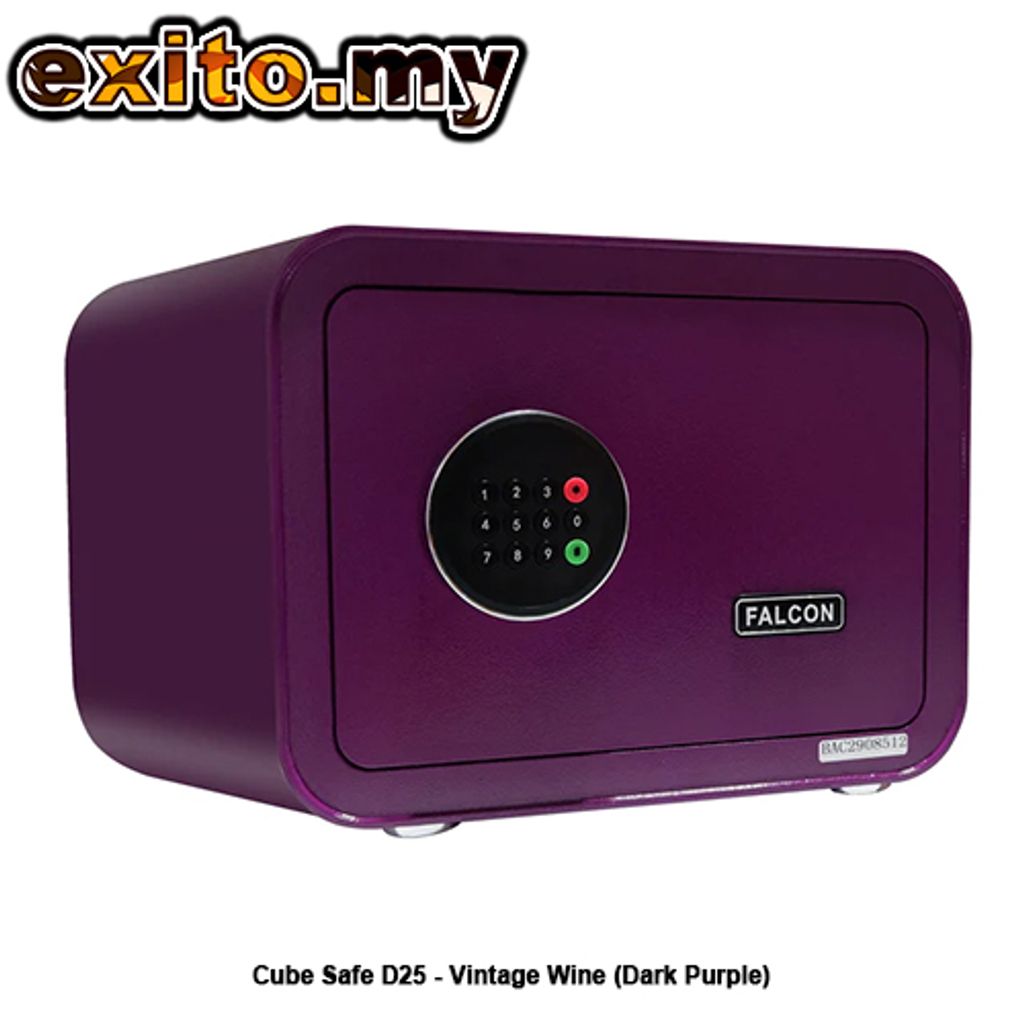 Cube Safe D25 - Vintage Wine (Dark Purple) 1