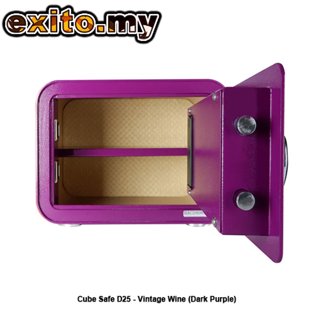 Cube Safe D25 - Vintage Wine (Dark Purple) 2